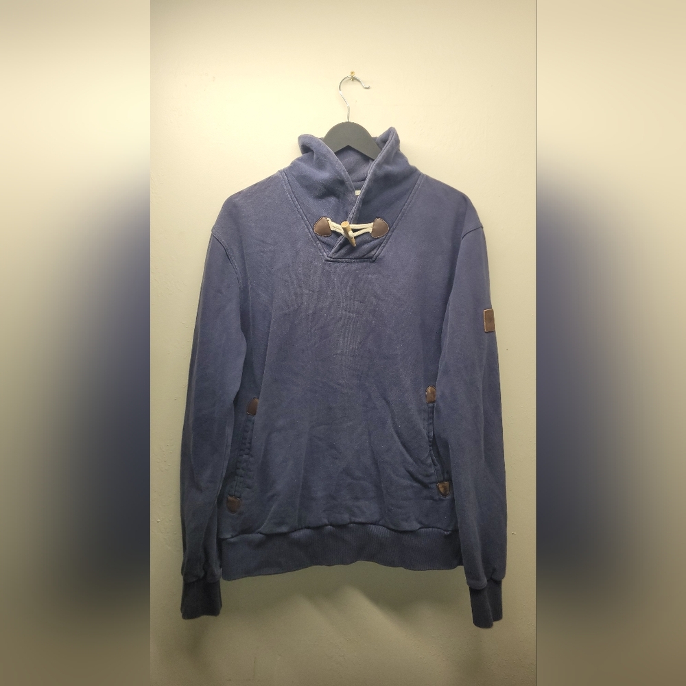 Trailwear by Penfield Navy sailor pullover sweater NAUTICAL tie large